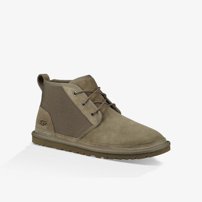 Bottes Classic UGG Neumel Unlined Homme Vert Soldes 757PAHYW
